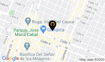 Mapa de Iglesia San Antonio De Padua en Buga