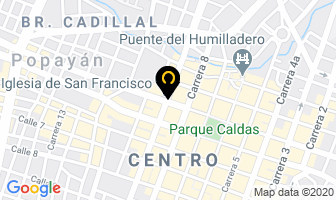Mapa de Iglesia San Francisco - Popayán en Popayán