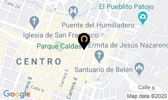 Mapa de Iglesia Santo Domingo - Popayán en Popayán