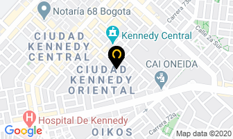 Mapa de Iinversiones Betancourth en Bogotá D.C