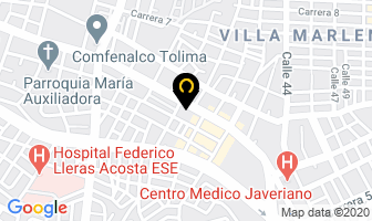 Mapa de Ikebana floreria en Ibagué