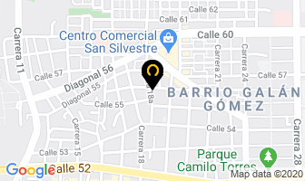 Mapa de Ilan Pizzas en Barrancabermeja