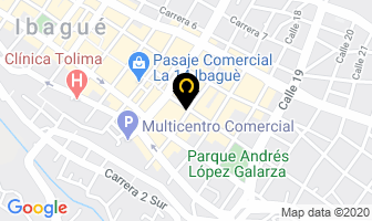 Mapa de ILco cerrajería en Ibagué