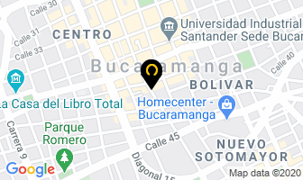 Mapa de Ilumicentro en Bucaramanga
