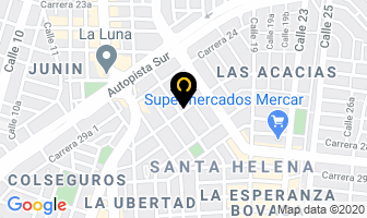 Mapa de Iluminaciones Electricas G.m. en Cali