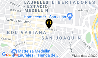 Mapa de Iluminaciones Técnicas S.a. en Medellín