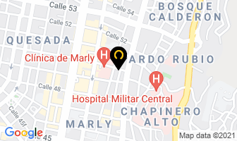 Mapa de Imágenes Clínicas en Bogotá D.C