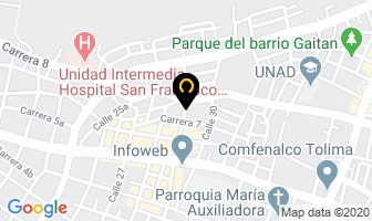 Mapa de Imagina Colombia en Ibagué