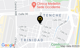 Mapa de Imega en Medellín