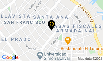Mapa de Imgecostas Ltda. en Barranquilla