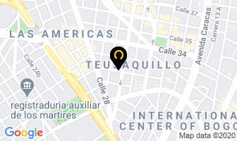 Mapa de Impacta Comunicaciones en Bogotá D.C