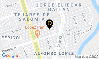 Mapa de Impactar Publicidad en Cali