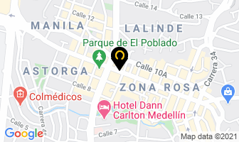 Mapa de Imperial Tours en Medellín