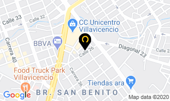 Mapa de Imperio Automotríz en Villavicencio