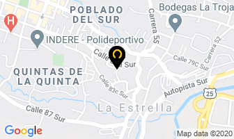 Mapa de Impermeables Gavitex en Medellín