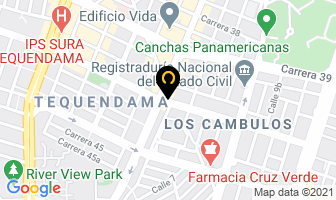 Mapa de Implantes Hernán Caicedo Robayo en Cali