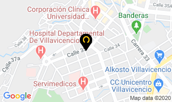 Mapa de Implants Dent en Villavicencio