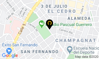 Mapa de Implementos Didacticos Y Deportivos Zeus en Cali