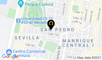 Mapa de Impodeq en Medellín