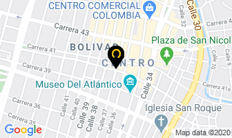 Mapa de Imporelectronic E.u. en Barranquilla