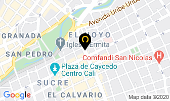 Mapa de Imporsellos en Cali