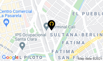 Mapa de Import-aires De Colombia Ltda. en Cali