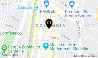 Mapa de Importaciones Exitos Y Cía. Ltda. en Medellín