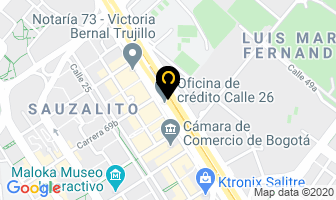 Mapa de Importadora Amg Ltda. en Bogotá D.C