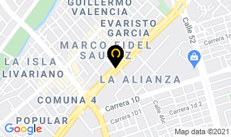 Mapa de Importadora De Rodamientos en Cali