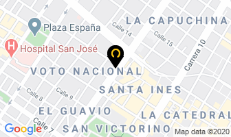 Mapa de Importadora Distribuidora Servimont en Bogotá D.C
