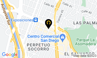 Mapa de Importoyota.com en Medellín