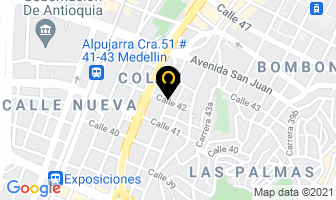 Mapa de Impresores Abai en Medellín