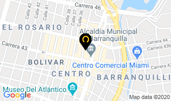 Mapa de Impresos Creativos E.u. en Barranquilla