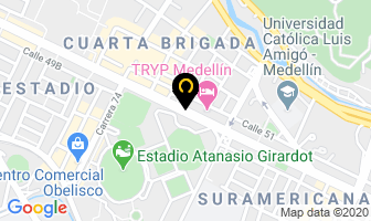 Mapa de Impresos Estadio en Medellín