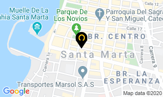 Mapa de Impresos Mariel en Santa Marta