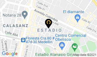 Mapa de Impression Offset en Medellín