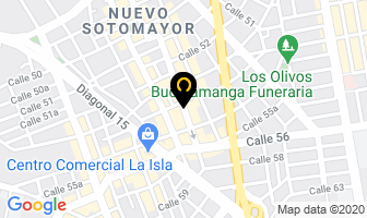 Mapa de Impretintas en Bucaramanga