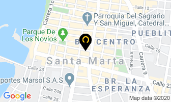 Mapa de Impretintas Ltda. en Santa Marta