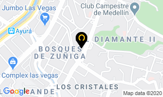 Mapa de Imsitex en Medellín