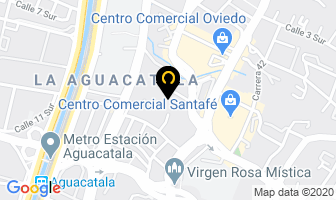 Mapa de Inarecon S.a. en Medellín