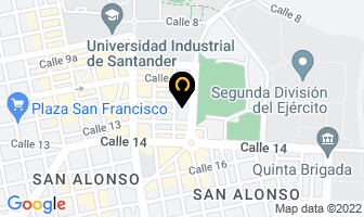 Mapa de Inarisoft en Bucaramanga