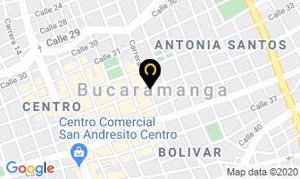 Mapa de Incades en Bucaramanga