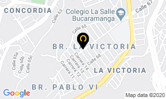Mapa de Incatel en Bucaramanga