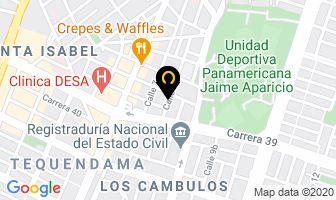 Mapa de Inclicol Válvulas Y Conexiones en Cali