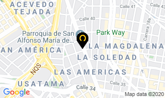 Mapa de Incocrédito en Bogotá D.C