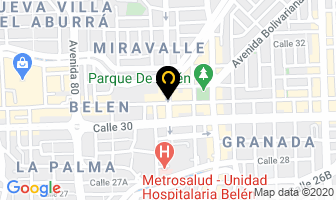 Mapa de Incolgran en Medellín