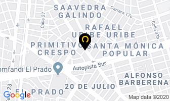 Mapa de Incolpan en Cali