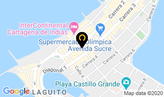 Mapa de Incopegas Ltda. en Cartagena