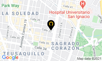 Mapa de Incubacol en Bogotá D.C