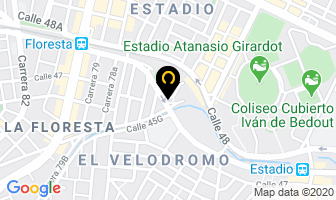 Mapa de Inder Medellín en Medellín